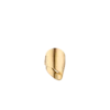 Anillo drapeado Éole, edición chapado en oro de 24 quilates