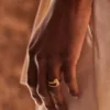 Anillo Eroz Fine, edición chapada en oro de 24 quilates