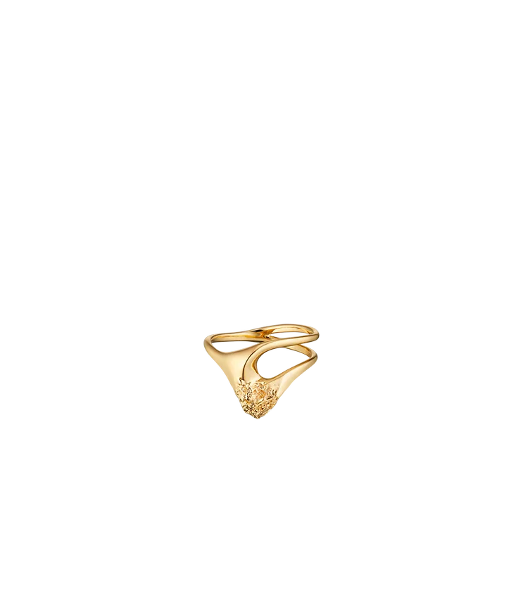 Anillo Eroz Fine, edición chapada en oro de 24 quilates