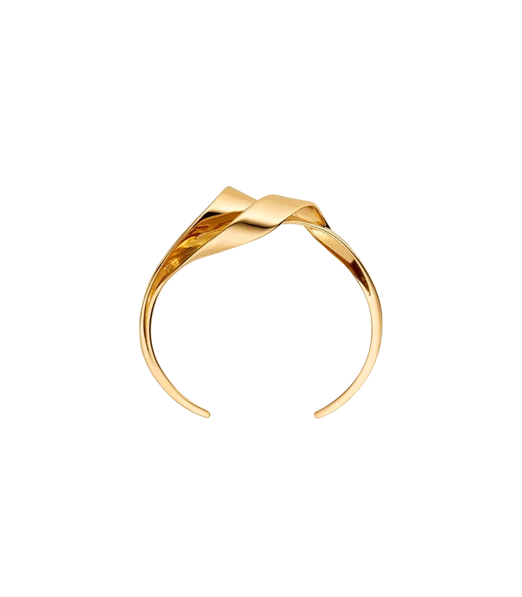 Brazalete Éole, edición chapada en oro de 24 quilates