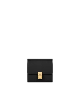 Cartera Numéro Sept, edición en negro texturizado