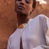 Collar Eroz, edición chapada en oro de 24 quilates