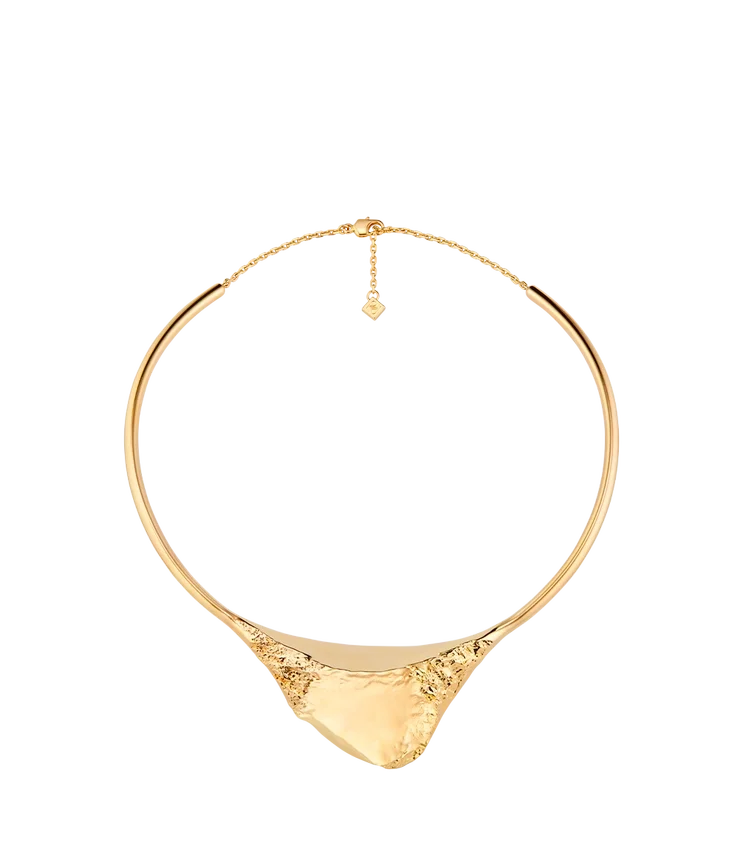 Collar Eroz, edición chapada en oro de 24 quilates