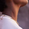Collar Eroz, edición chapada en oro de 24 quilates