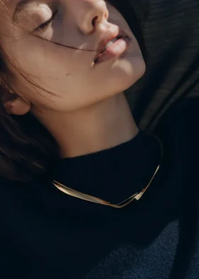 Collar «Éole», edición dorada