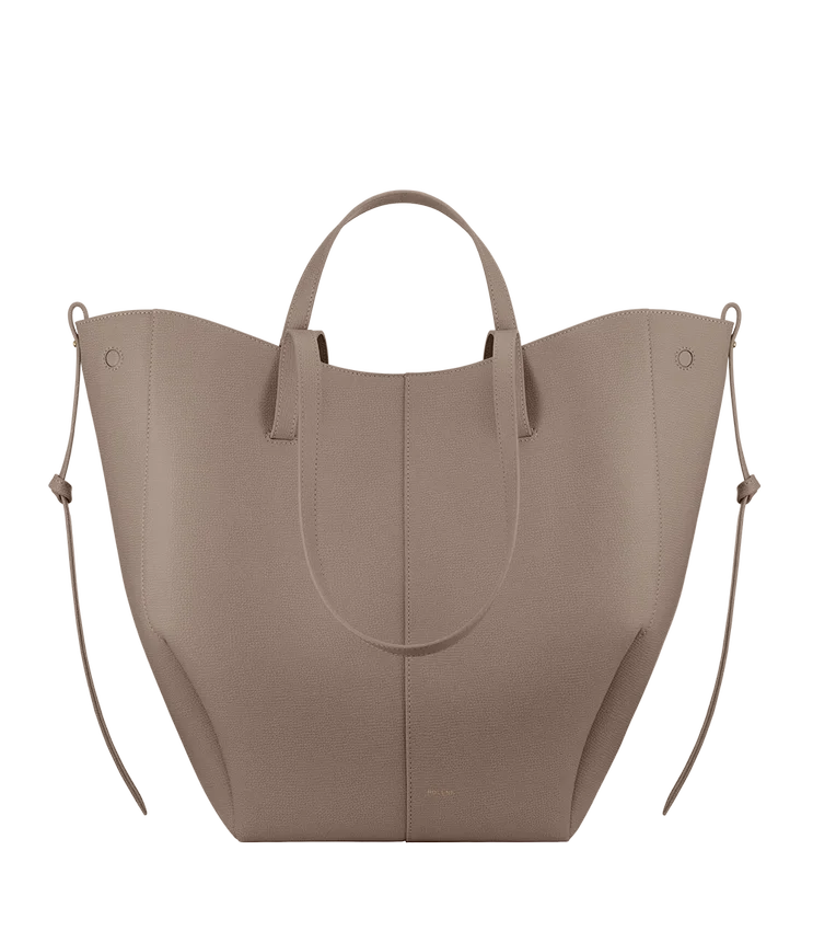 Cyme Tote, edición en color topo texturizado