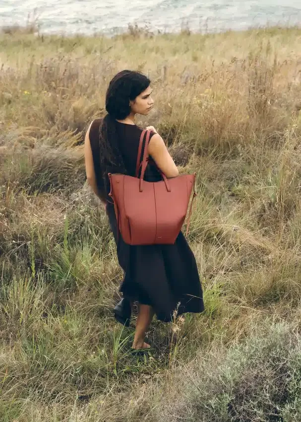 Cyme Tote Edition, terracota texturizada