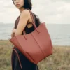 Cyme Tote Edition, terracota texturizada