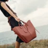 Cyme Tote Edition, terracota texturizada