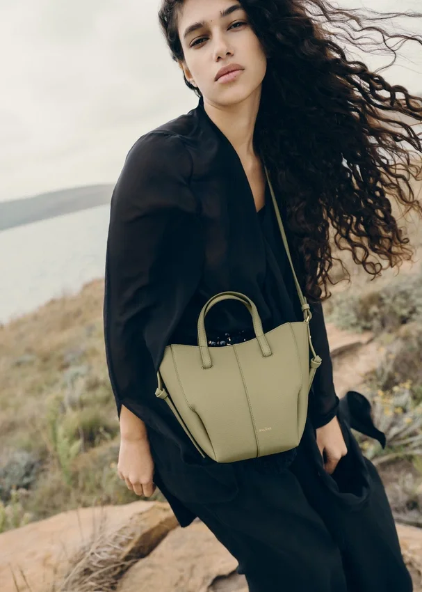 Cyme Tote Nano Edición Linden texturizado