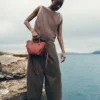 Cyme Tote Nano Edition, terracota texturizada