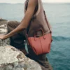 Cyme Tote Nano Edition, terracota texturizada