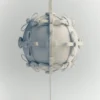 Edición «Button Bow Sphere» en color Porcelain