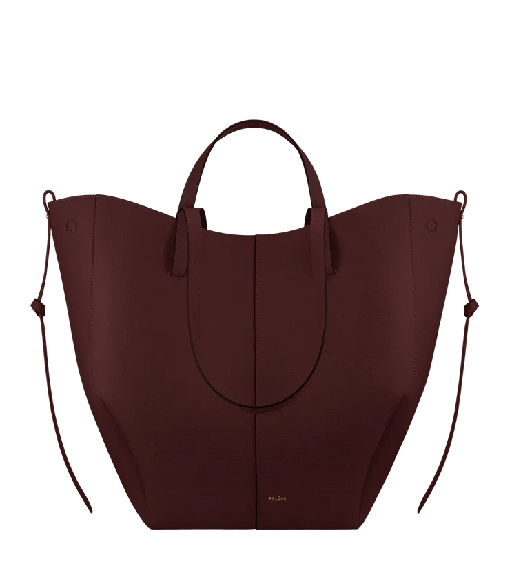 Edición Cyme Tote, cereza negra texturizada