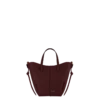 Edición Cyme Tote Nano, cereza negra texturizada