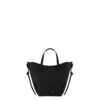 Edición Cyme Tote Nano, negro texturizado