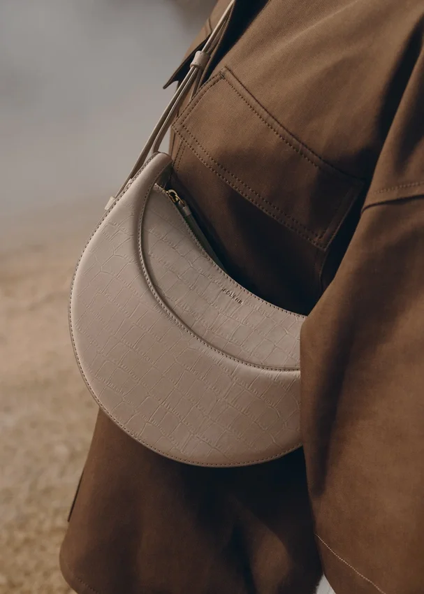 Edición Numéro Dix, nubuck de cocodrilo, color topo