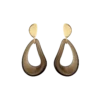 Pendientes colgantes Naé, edición de cristal ahumado
