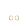 Pendientes de aro Eroz Slim, edición chapada en oro