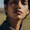 Pendientes Eroz Chain, edición chapada en oro