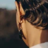 Pendientes Naé, edición de cristal ahumado