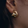Pendientes Éole Curled, edición dorada