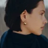 Pendientes Éole Curled, edición dorada