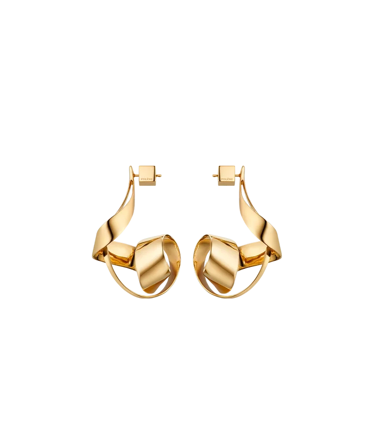 Pendientes Éole Spiral, edición dorada