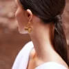 Pendientes Éole Spiral, edición dorada