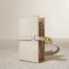 Portatarjetas Kayé Edición Textured Duo Chalk