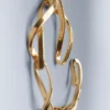 Pulsera de cadena Éole, edición con baño de oro de un quilate