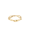 Pulsera de cadena Éole, edición con baño de oro de un quilate