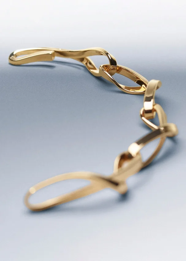 Pulsera de cadena Éole, edición con baño de oro de un quilate