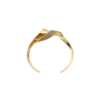 Pulsera Éole Cuff, edición en piel color topo