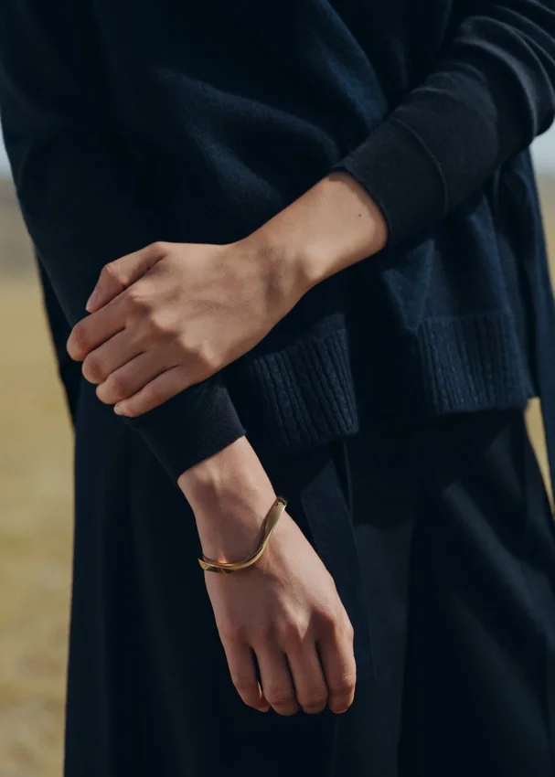 Pulsera Éole, edición chapada en oro