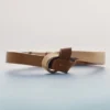 Pulsera Ormé Edition chapada en oro con piel de camello
