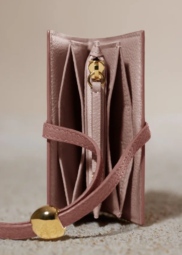 Tarjetero Kayé Edición Textured Duo Blush