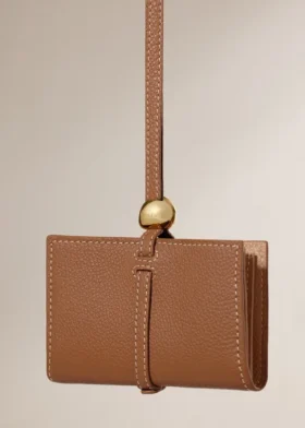 Tarjetero Kayé Edición Textured Duo Camel